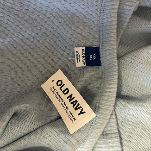 Light Blue Ribbed Tank Top - Picture 3 of 3